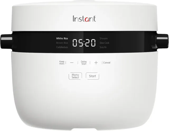 Instant Pot Cuociriso 5L 20 Tazze Carb Reduce Bianco