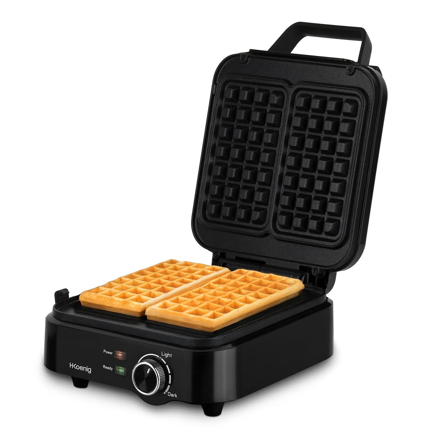 H.Koenig GFX420 piastra waffle 1200 W nera