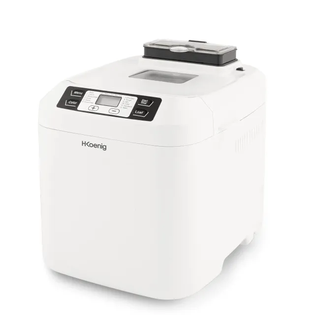 H.Koenig BAKE340 Macchina Pane 800g 12 Programmi 550W