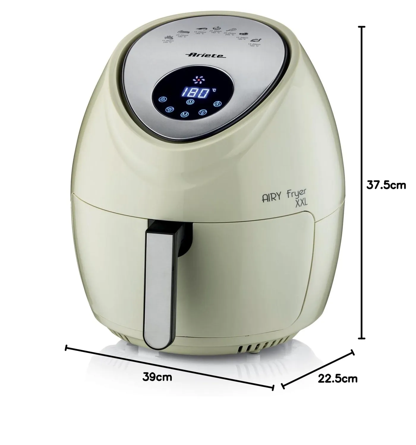 Ariete 4618 Airy Fryer XXL friggitrice aria 7L beige