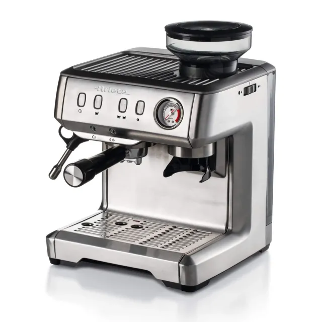 Ariete 1313 macchina caffè espresso macinacaffè argento 15 bar