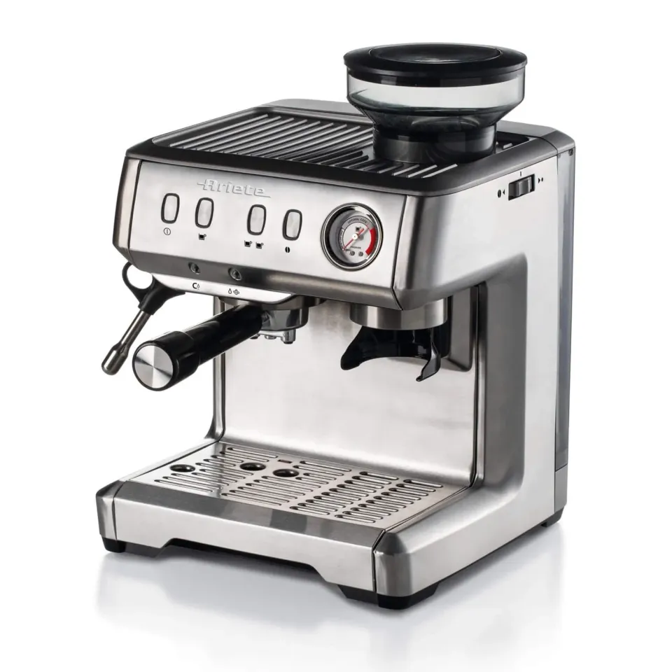 Ariete 1313 macchina caffè espresso macinacaffè argento 15 bar