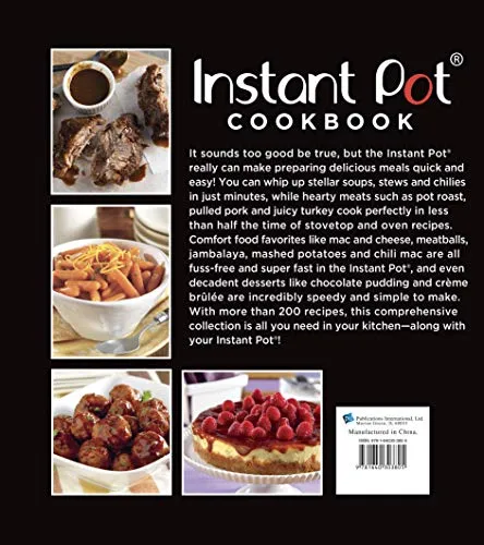 Instant Pot Cookbook Ricettario Pentola a Pressione in Inglese