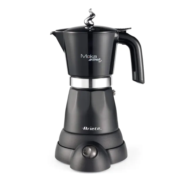 Ariete Moka Aroma 1368 Moka Elettrica Nero 6 Tazze