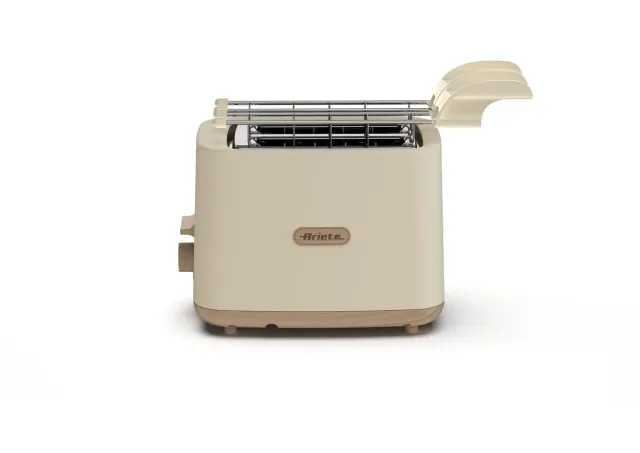 Ariete Breakfast Wood 157 tostapane beige con pinze