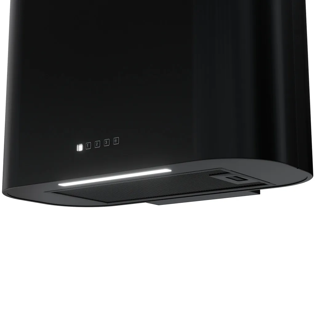 Akpo WK-12 Ellipse WL Slim cappa a isola bianca aspirante