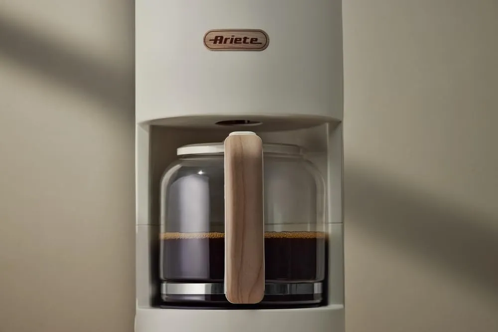 Ariete Breakfast Wood 1394 Macchina Caffè Americano Beige 12 Tazze