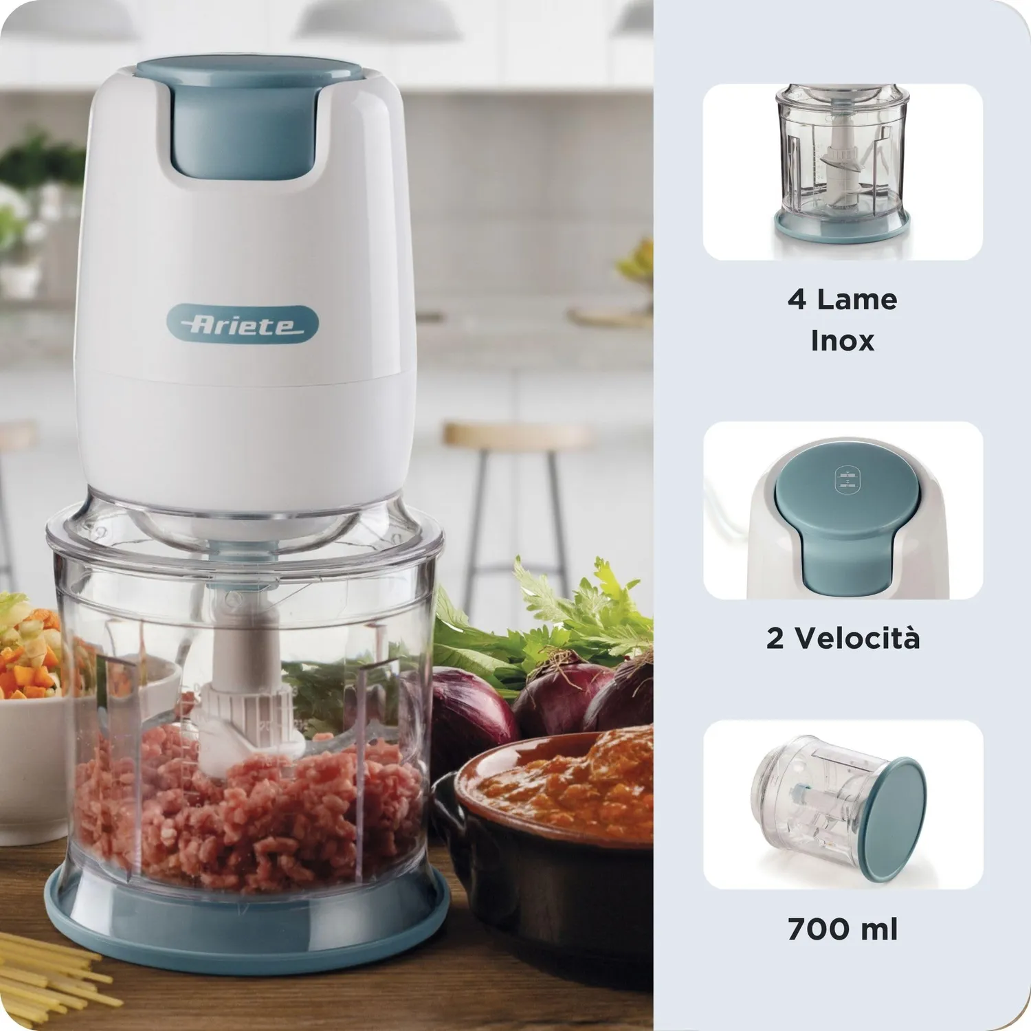 Ariete Breakfast 437 tritatutto 700 ml bianco