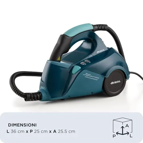 Ariete XVapor Comfort 4145 Pulitore a Vapore 5 Bar 1500W Blu
