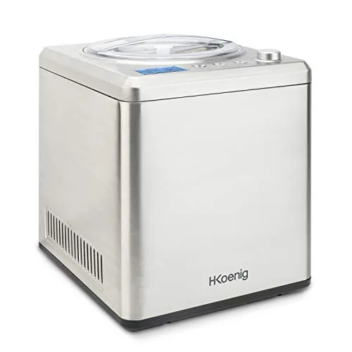 H.Koenig HF340 gelatiera 2L compressore inox 180W