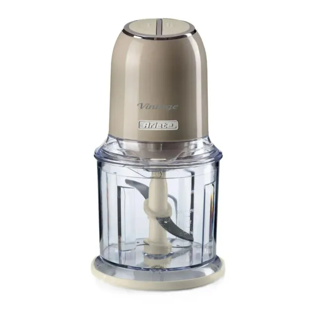 Ariete Vintage 438 Tritatutto Beige 600 ml 4 Lame Inox