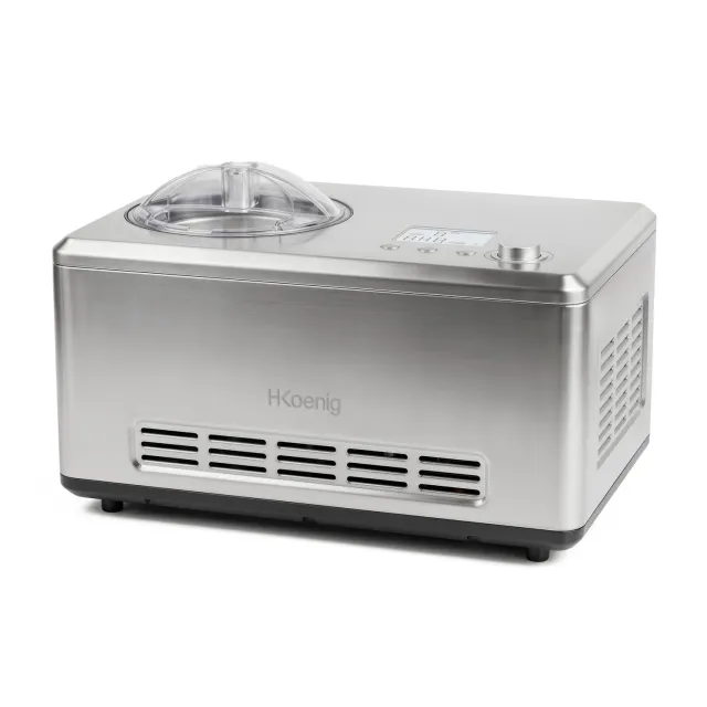 H.Koenig HF320 gelatiera 2 L inox con compressore 180W