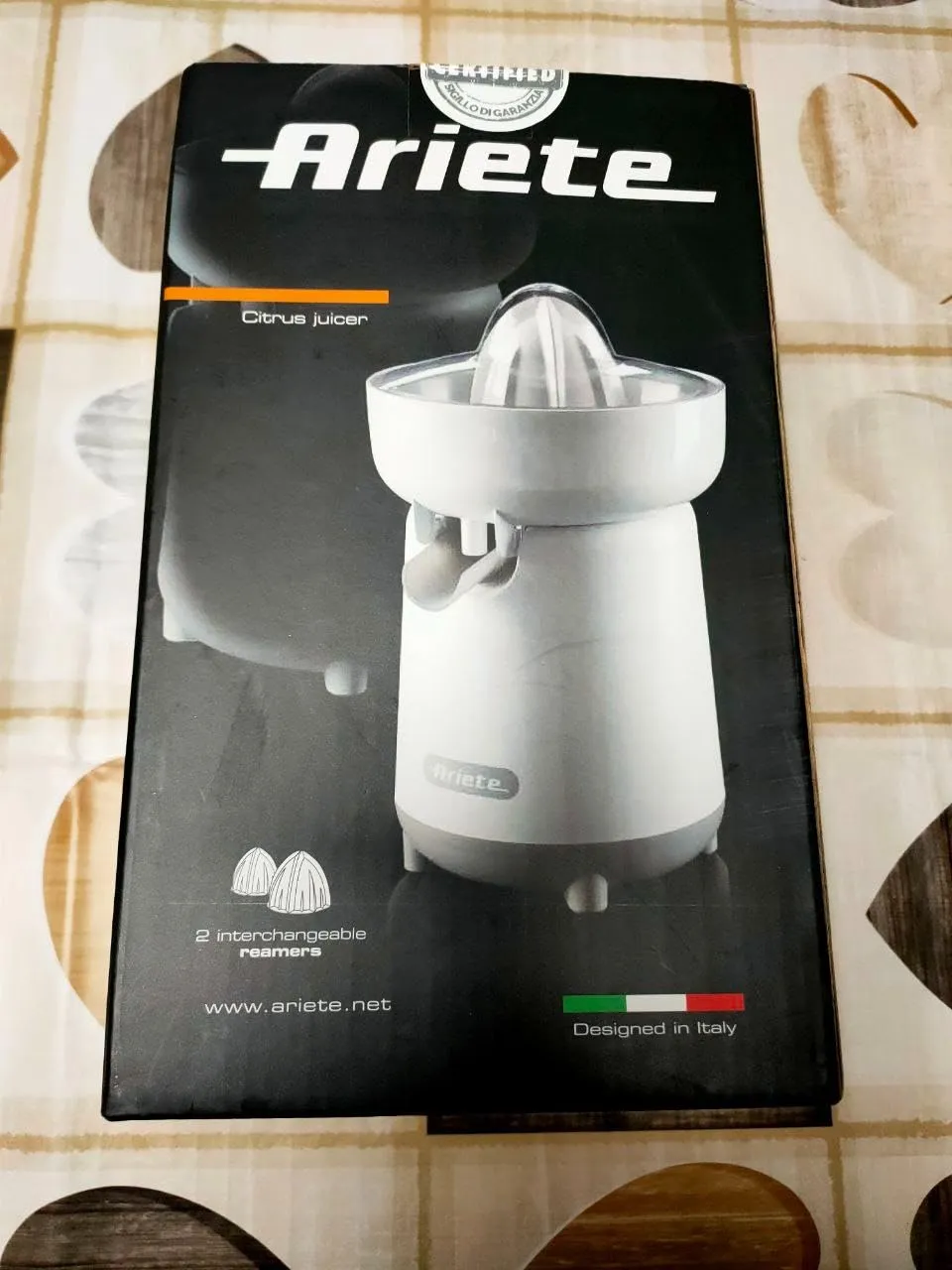 Ariete 418 Breakfast spremiagrumi elettrico beige 40W