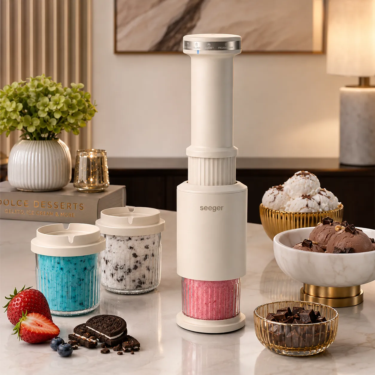 Seeger CompactCream gelatiera portatile compatta