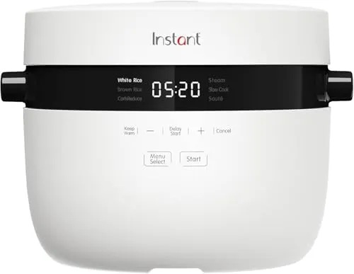 Instant Pot Cuociriso 5L 20 Tazze Carb Reduce Bianco