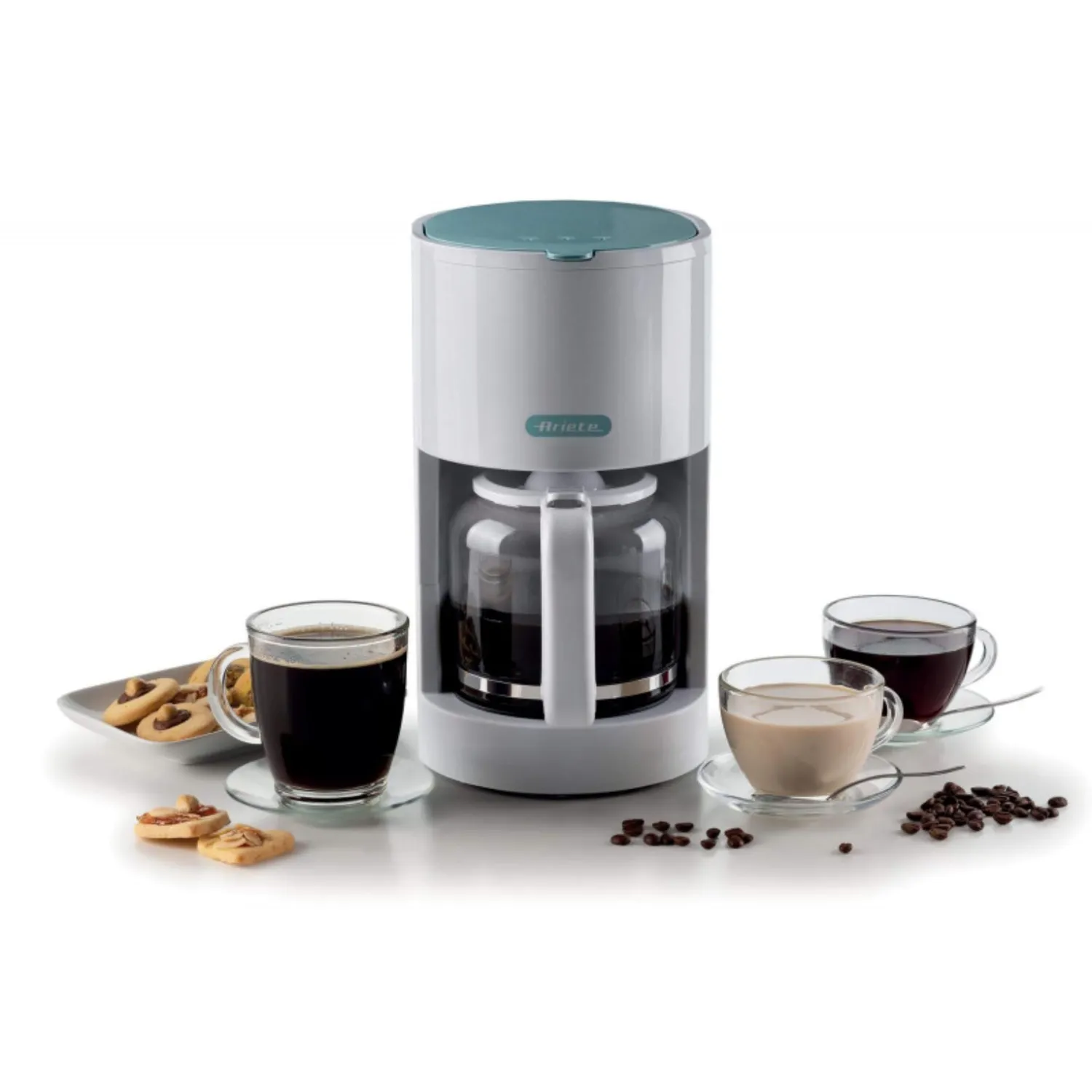 Ariete Breakfast 1394/01 caffettiera americana 12 tazze bianca
