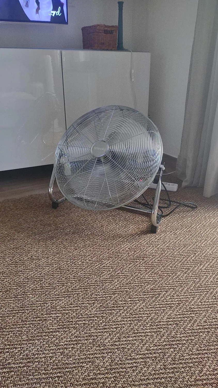 H.Koenig JOE30 Ventilatore da Pavimento 40 cm cromato