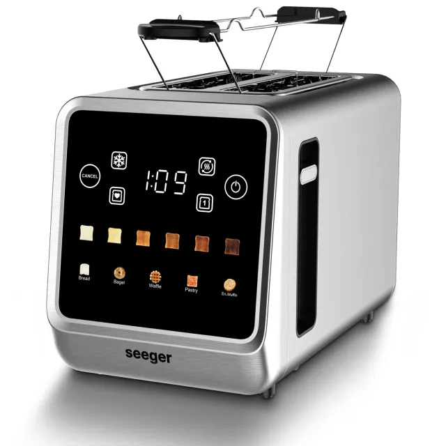 Seeger Digital Toaster tostapane acciaio inox touchscreen