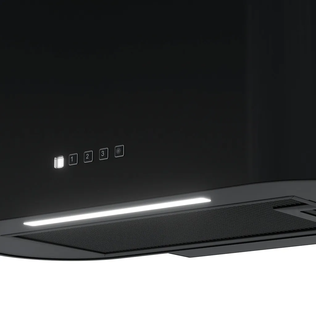 Akpo WK-12 Ellipse WL Slim cappa a isola bianca aspirante