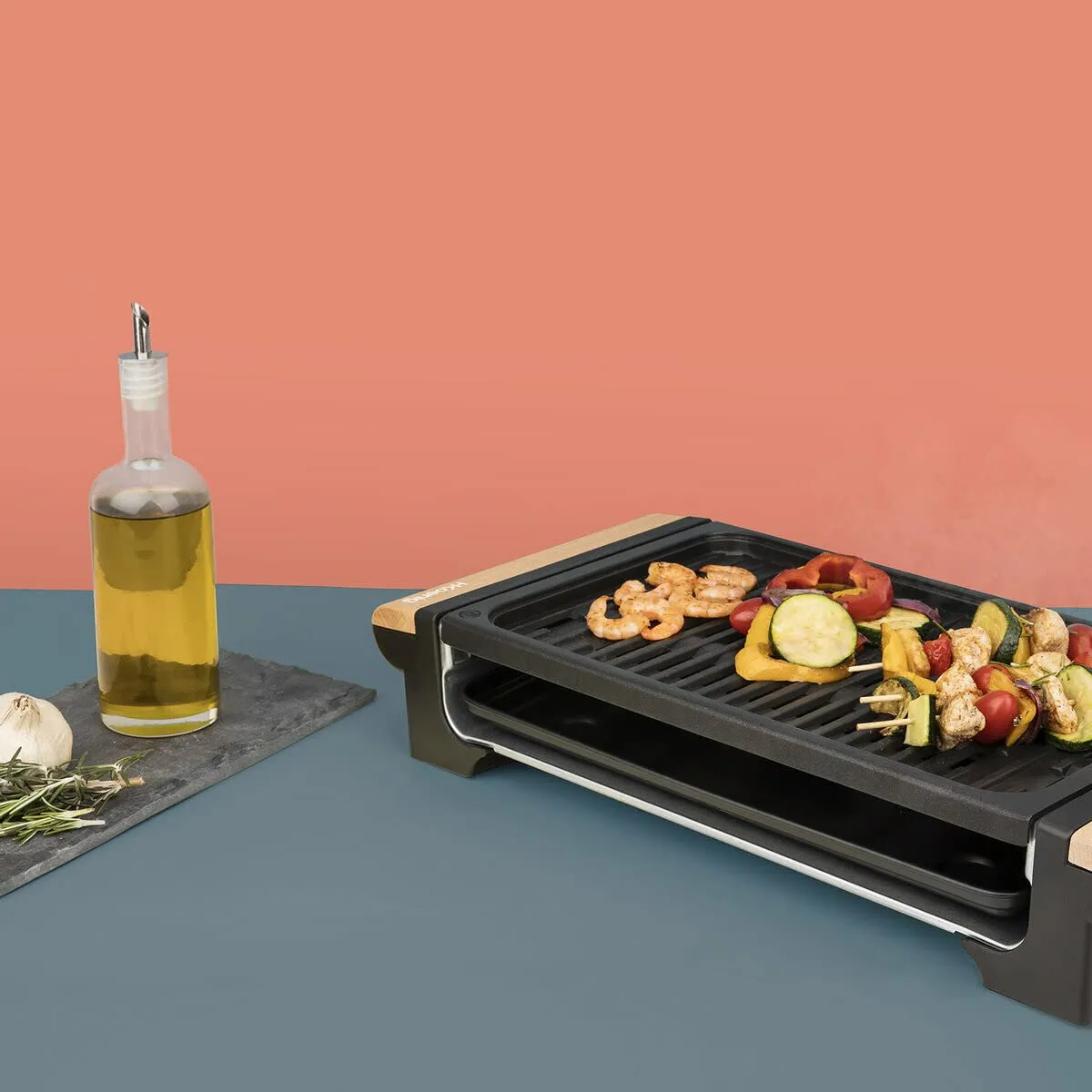 H.Koenig RP320 grill 2in1 8 persone 1400W