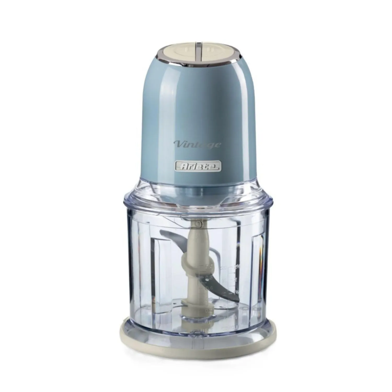Ariete Vintage 438 Tritatutto Beige 600 ml 4 Lame Inox
