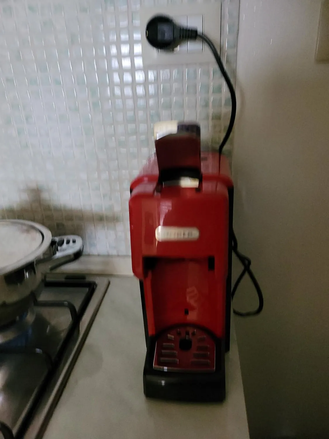 Ariete 1304/1 Macchina Caffè a Cassetti Rossa 4in1