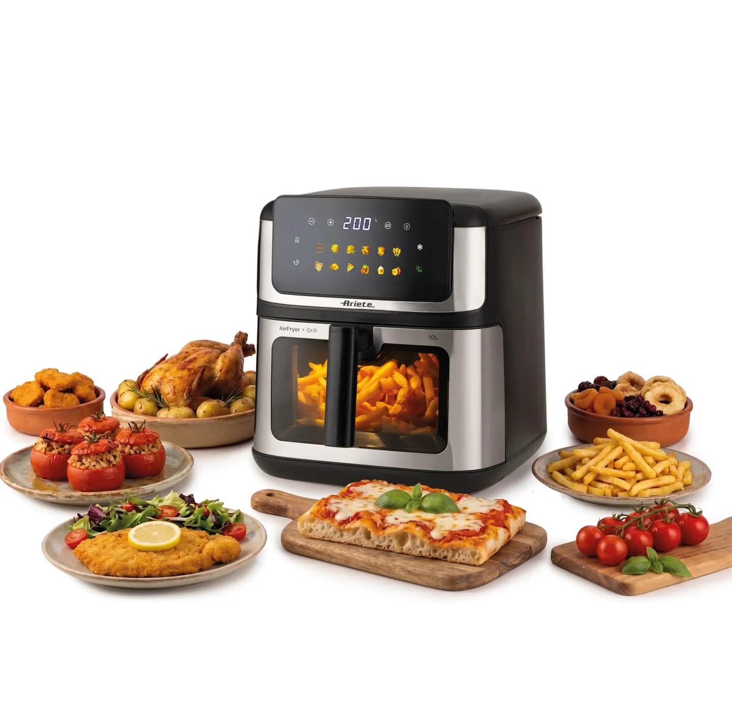 Ariete Air Fryer Grill 4642 Friggitrice ad Aria 10L Digital
