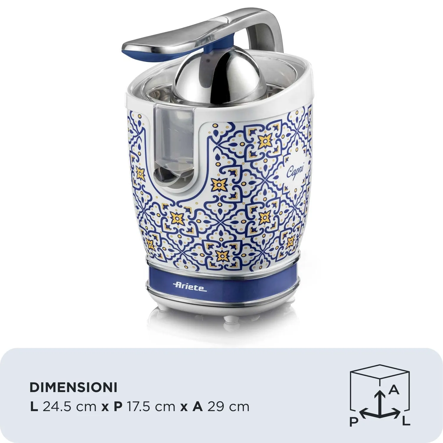 Ariete Capri 413 spremiagrumi elettrico stile mediterraneo