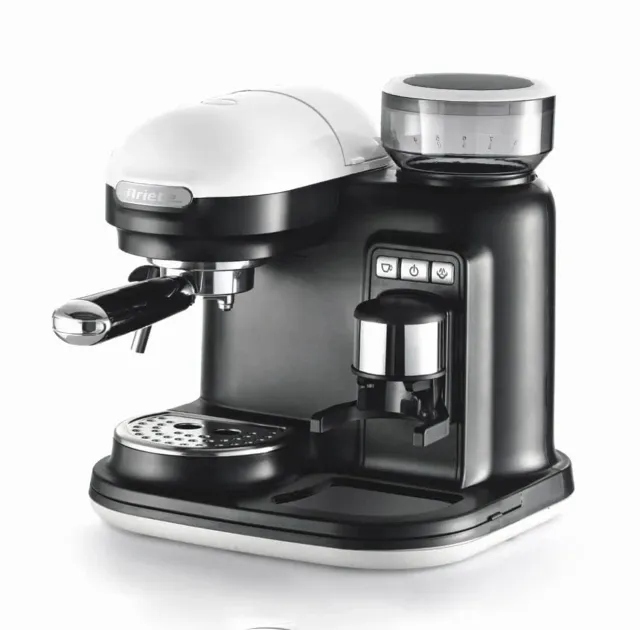 Ariete Moderna 1318 macchina espresso bianca grani