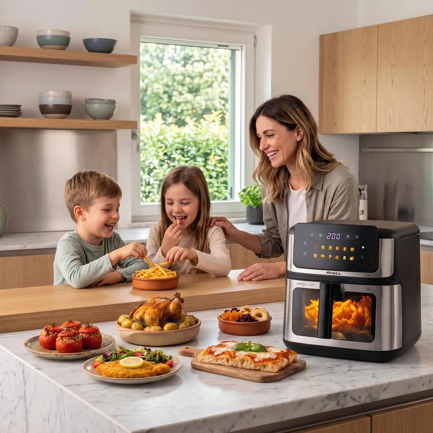 Ariete Air Fryer Grill 4642 Friggitrice ad Aria 10L Digital