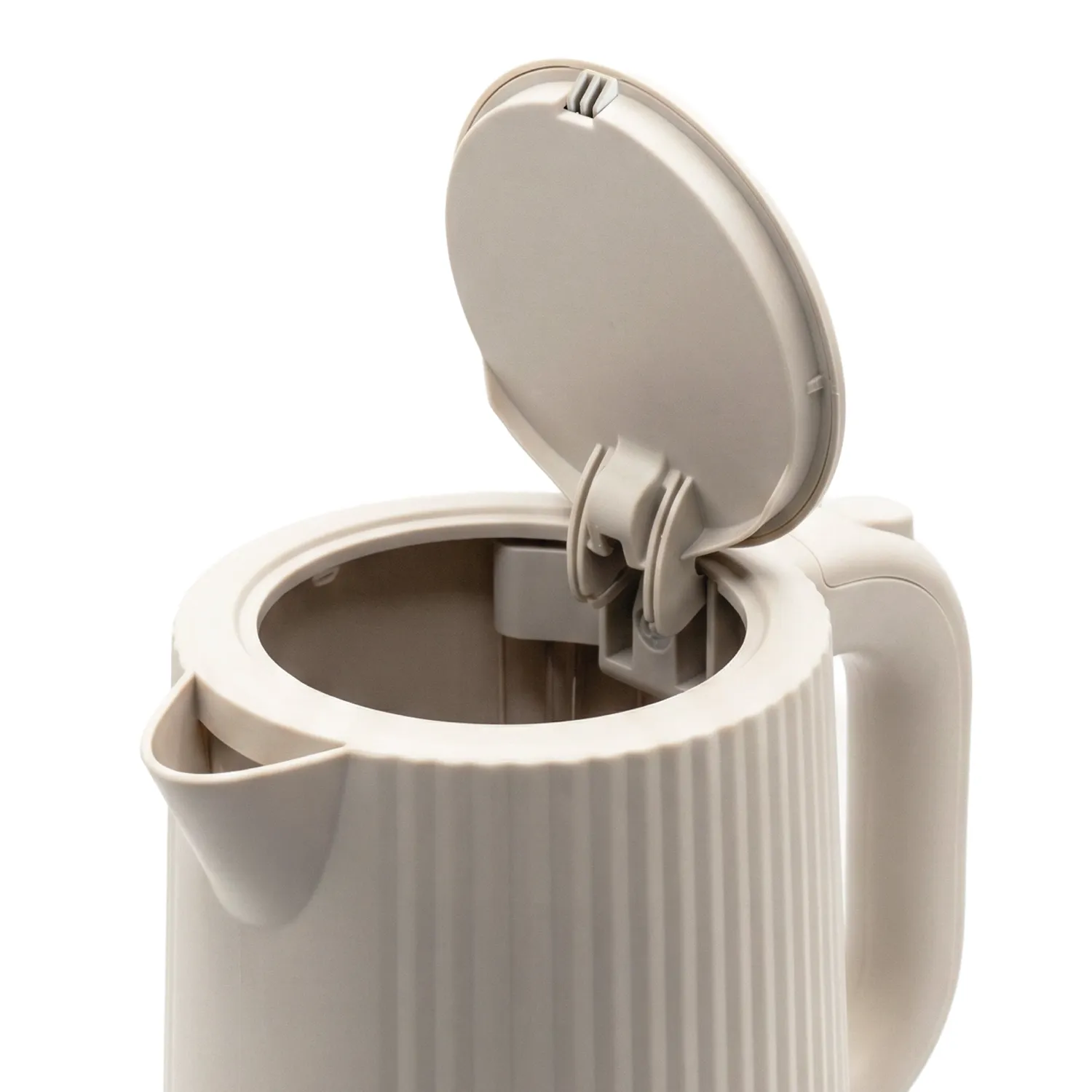 Seeger bollitore elettrico beige costolato 1,7L