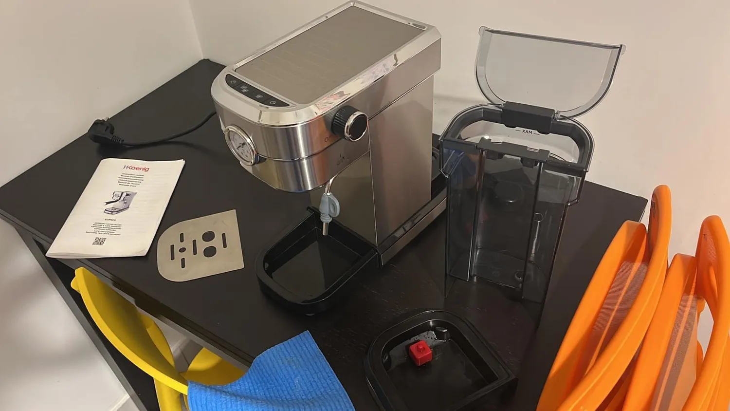 Koenig EXP820 macchina espresso 20 bar 1,1L acciaio