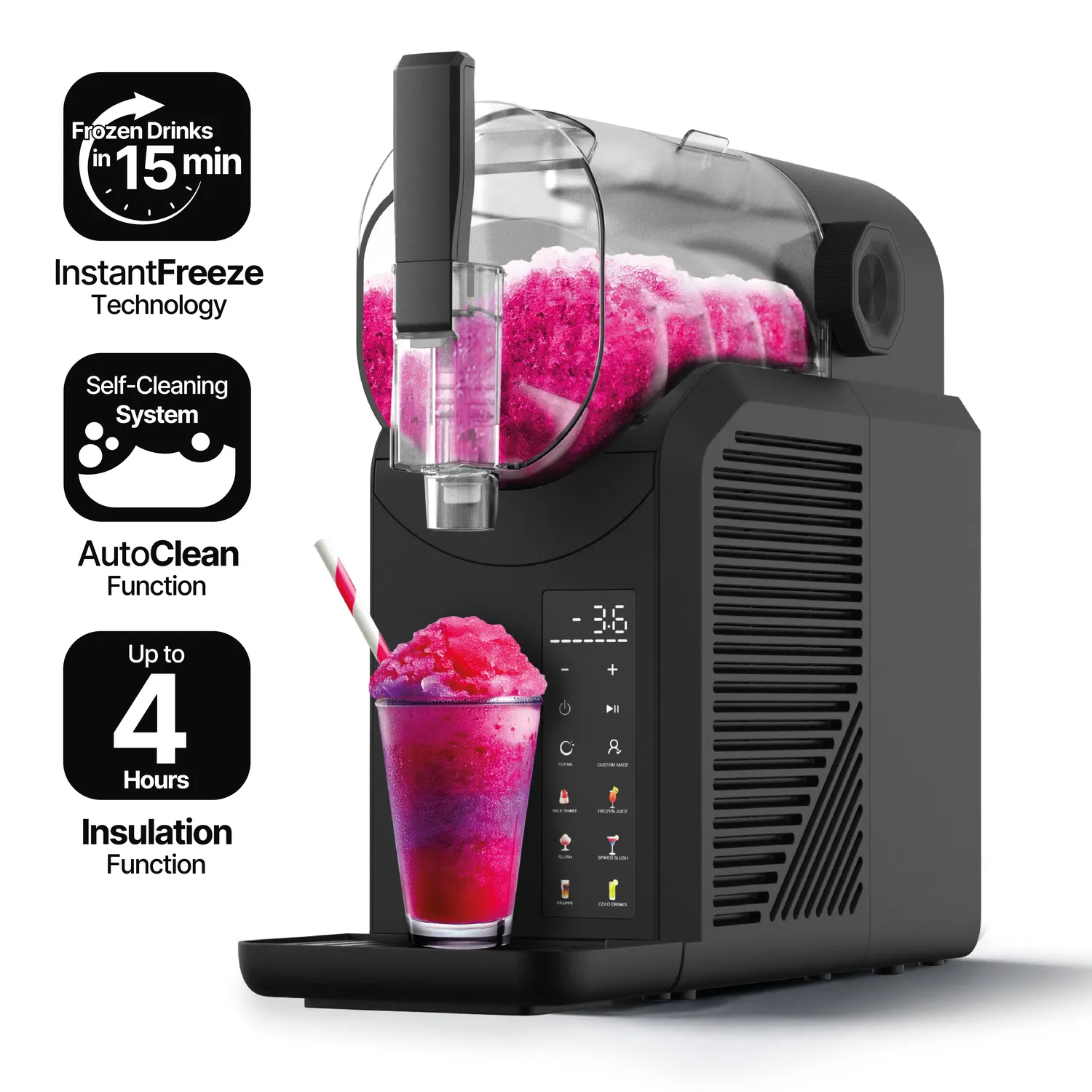 Seeger SuperSlush macchina granite 2L touch 7 in 1