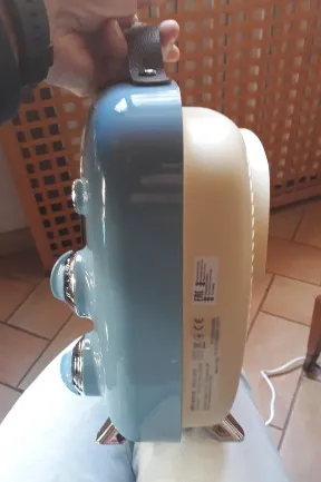 Ariete Vintage termoventilatore da terra celeste 2000W