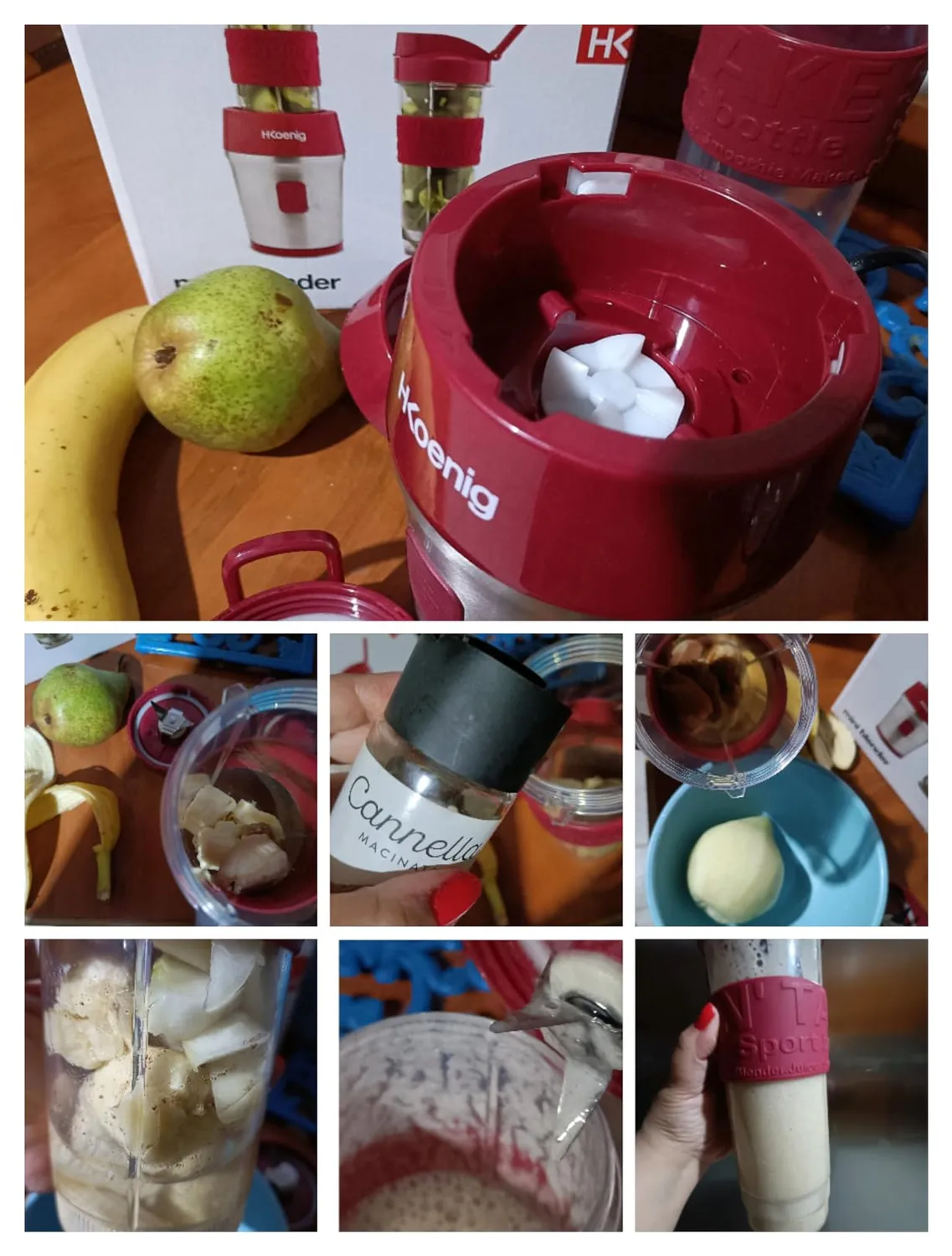 KOENIG SMOO9 mini blender grigio 570 ml