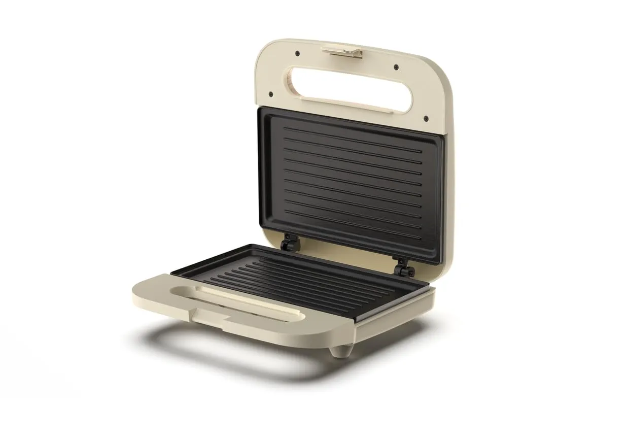 Ariete Breakfast Wood 1971 Tostiera Panini Beige 750W