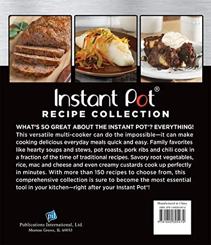 Instant Recipe Collection ricettario pentola elettrica inglese