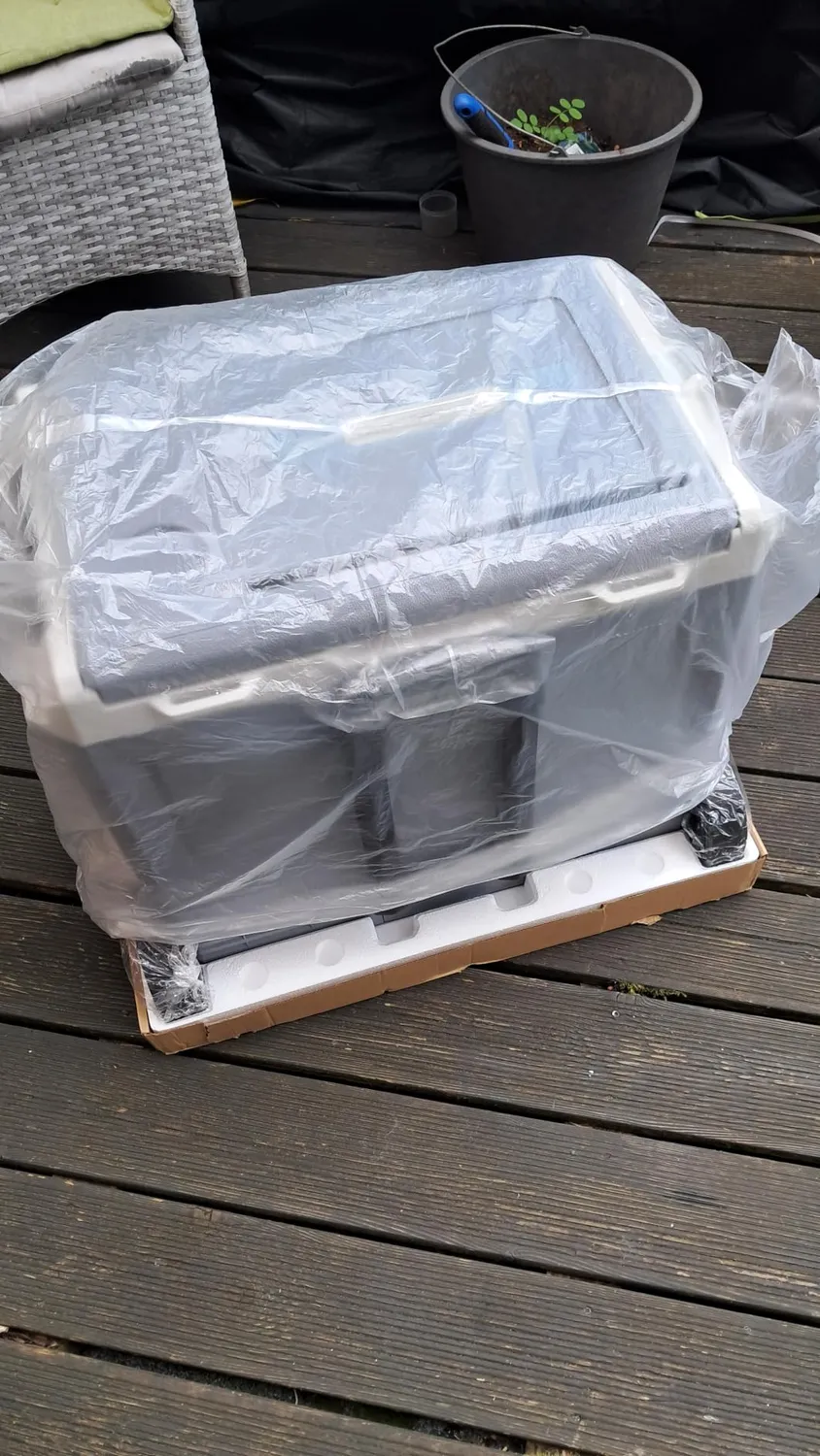 First Austria Frigo a Compressore Portatile 50L Grigio -20°C