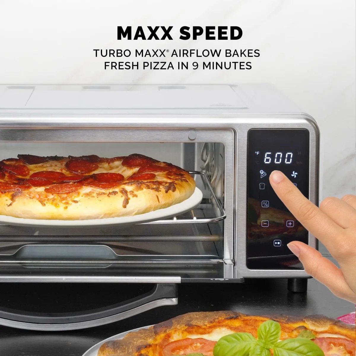 Kalorik MAXX forno pizza friggitrice ad aria pietra 12 pollici