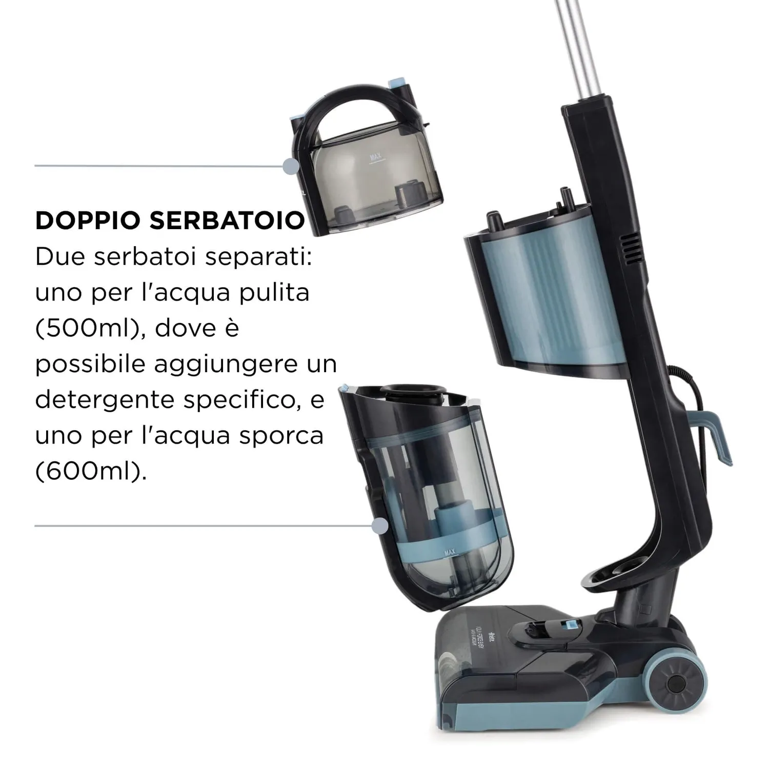 Ariete Aquaforce 2487 Lavapavimenti con Filo 600W