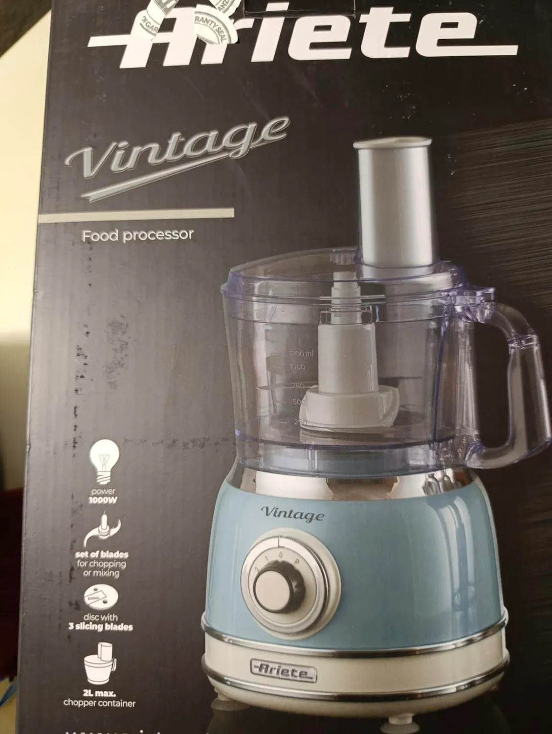 Ariete Vintage 1781 robot da cucina 1,2 L celeste