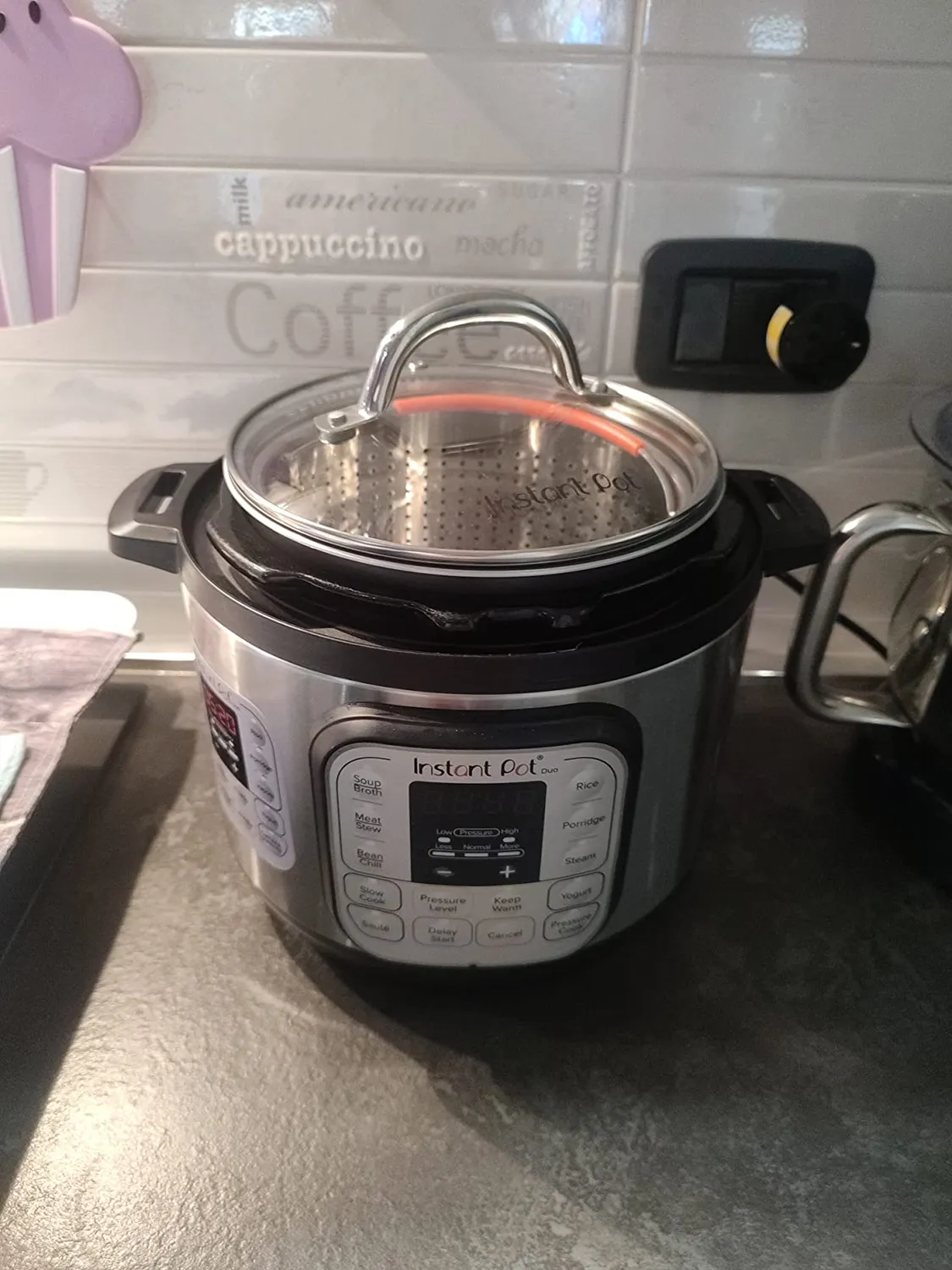 Instant Pot Coperchio in Vetro 3 Quart Trasparente Temperato