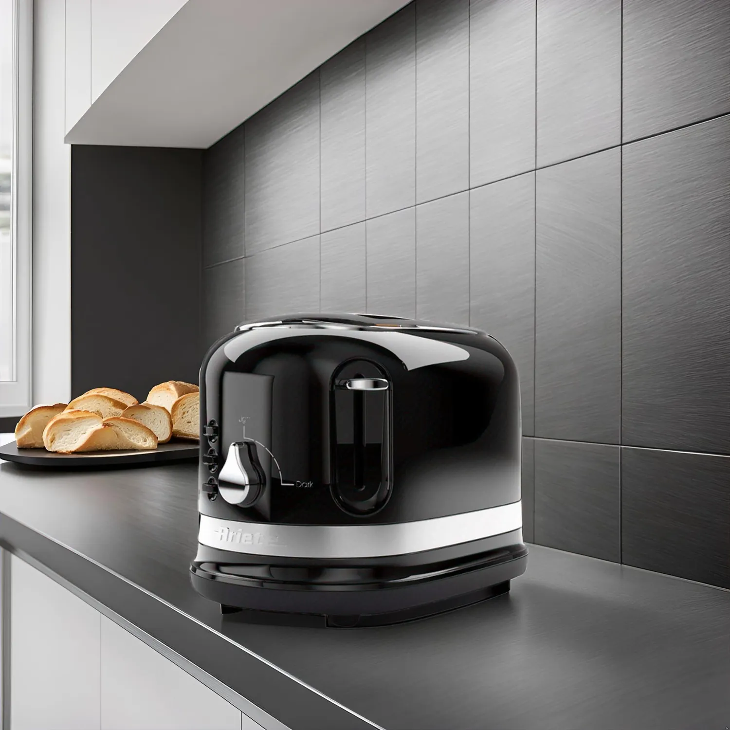 Ariete Moderna 149 Tostapane 2 Fette Nero 6 Livelli 815W