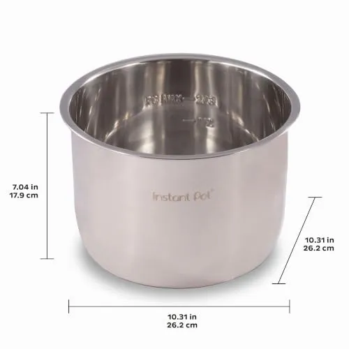 Instant pentola interna acciaio 7,6 L per Duo 8L