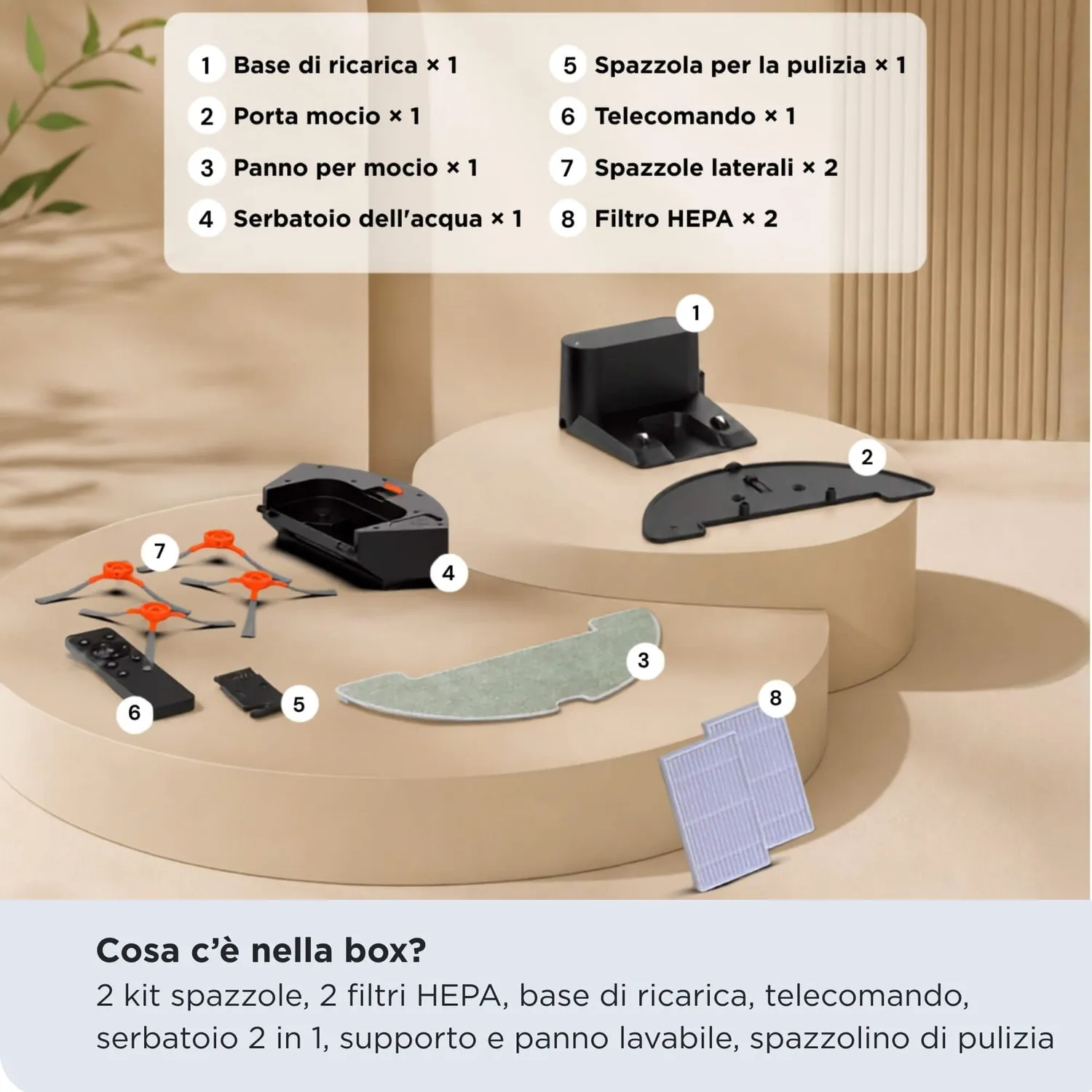 Ariete X-Clean 2719 robot aspirapolvere lavapavimenti wifi 3in1 HEPA