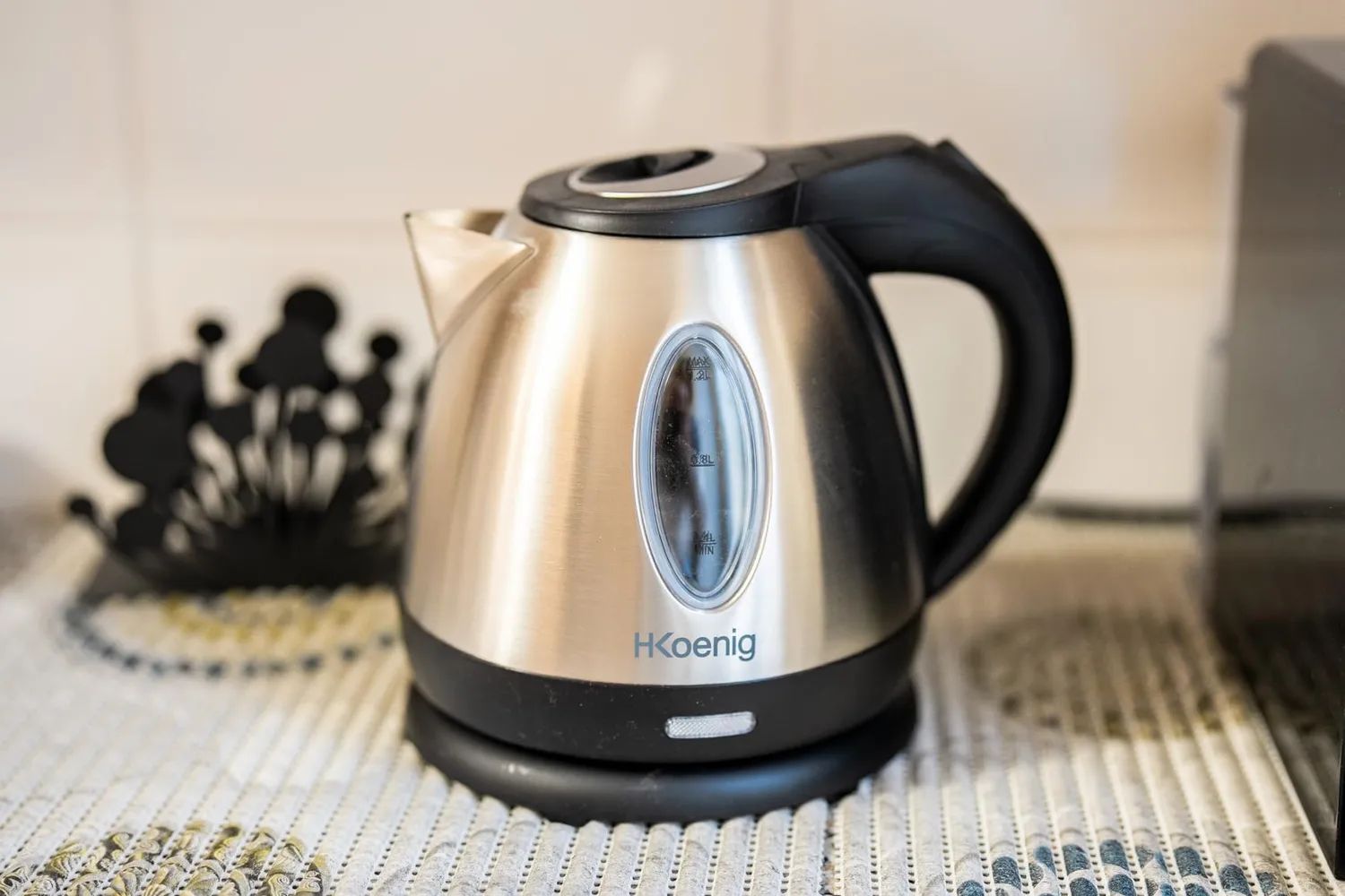 H.Koenig BO12 bollitore elettrico 1,2 L vetro 1630 W