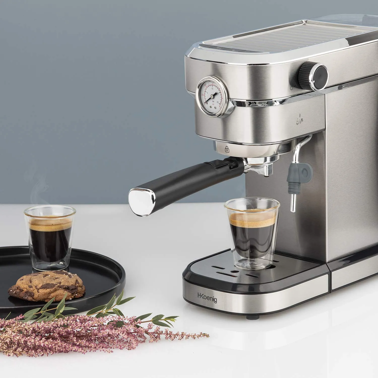 Koenig EXP820 macchina espresso 20 bar 1,1L acciaio