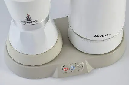 Ariete 1344 Breakfast Station moka 4 tazze bianca