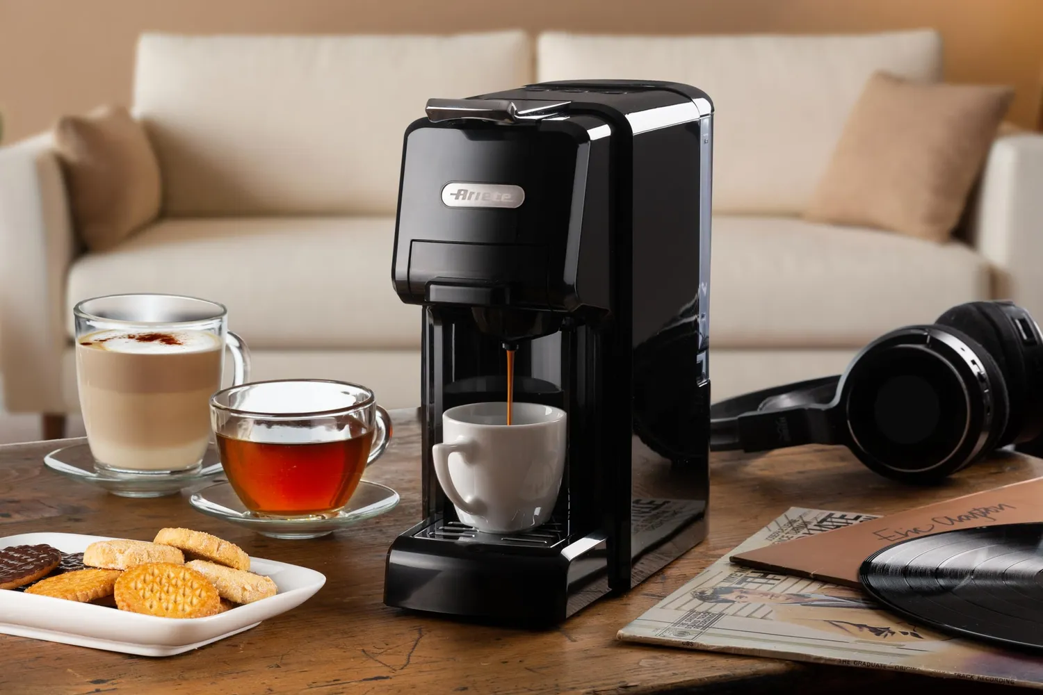 Ariete 1304 macchina caffè nero 19 bar cialde polvere