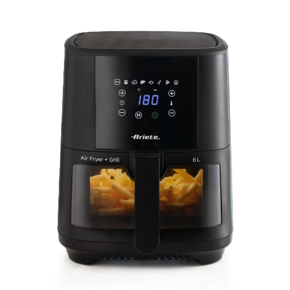 Ariete 4626 Friggitrice ad Aria 6 L Nero 8 Programmi